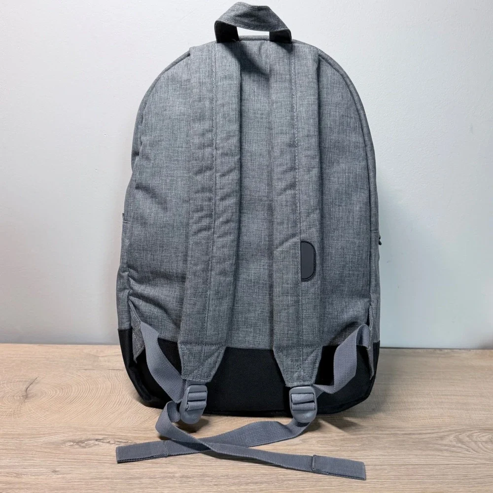Herschel Supply Co Pop Quiz Backpack Unisex Medium Grey Blue Laptop Sleeve